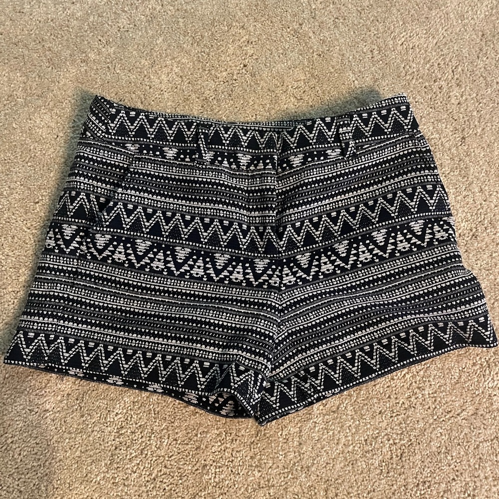 Loft blue/white shorts